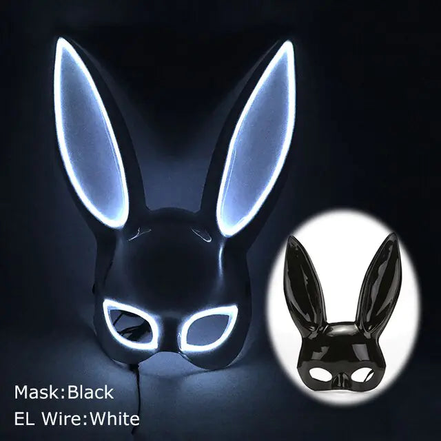 LED Light Up Bloody Rabbit Cosplay Mask