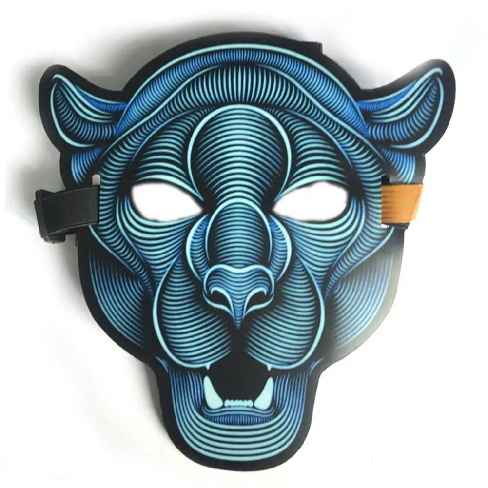 LED Sound-Activated Wire Mask