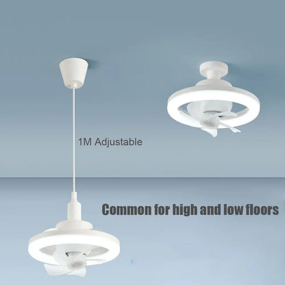 Ceiling Fan With Led Light And Remote Control