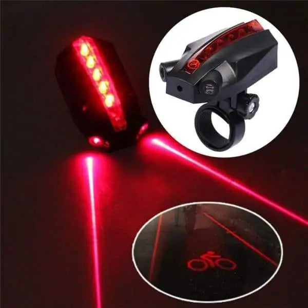 LED Laser Bike Light