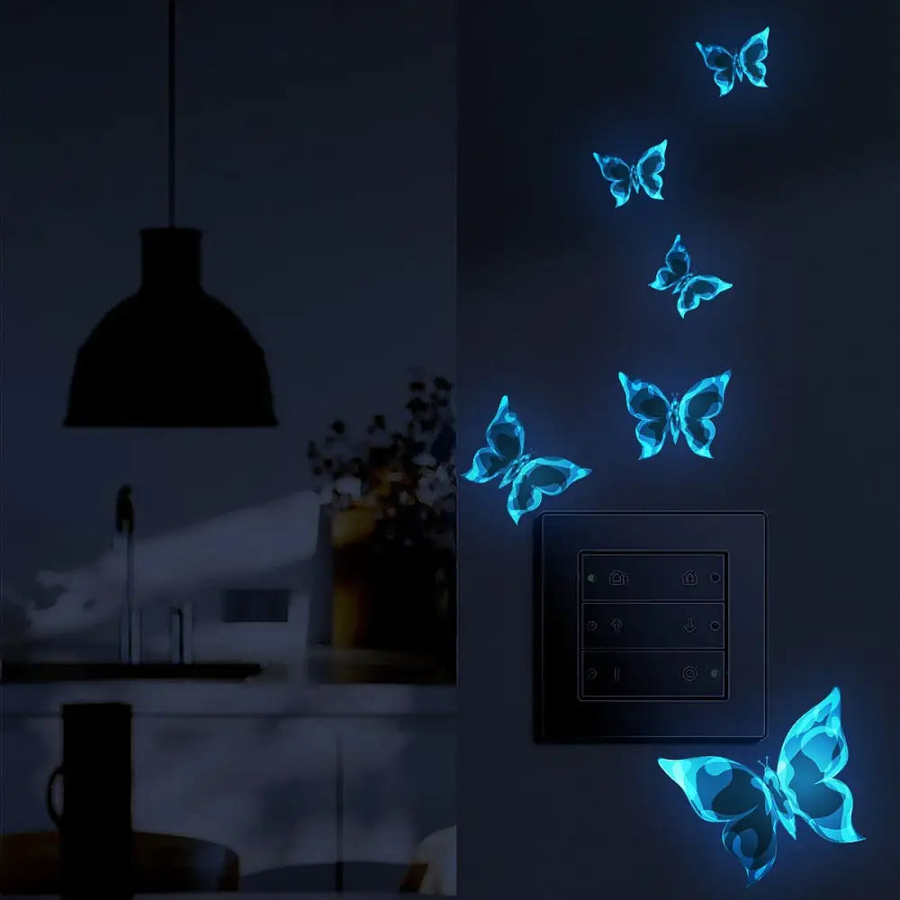 Blue Butterfly Wall Stickers