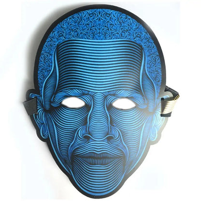 LED Sound-Activated Wire Mask