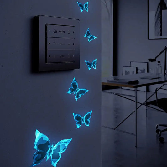 Blue Butterfly Wall Stickers