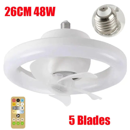 Ceiling Fan With Led Light And Remote Control