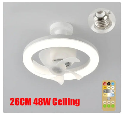 Ceiling Fan With Led Light And Remote Control