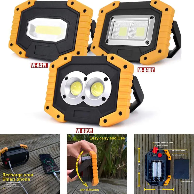 300W Portable LED Spotlight