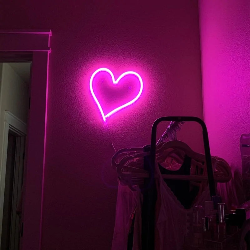 Big Heart Shape Neon Sign