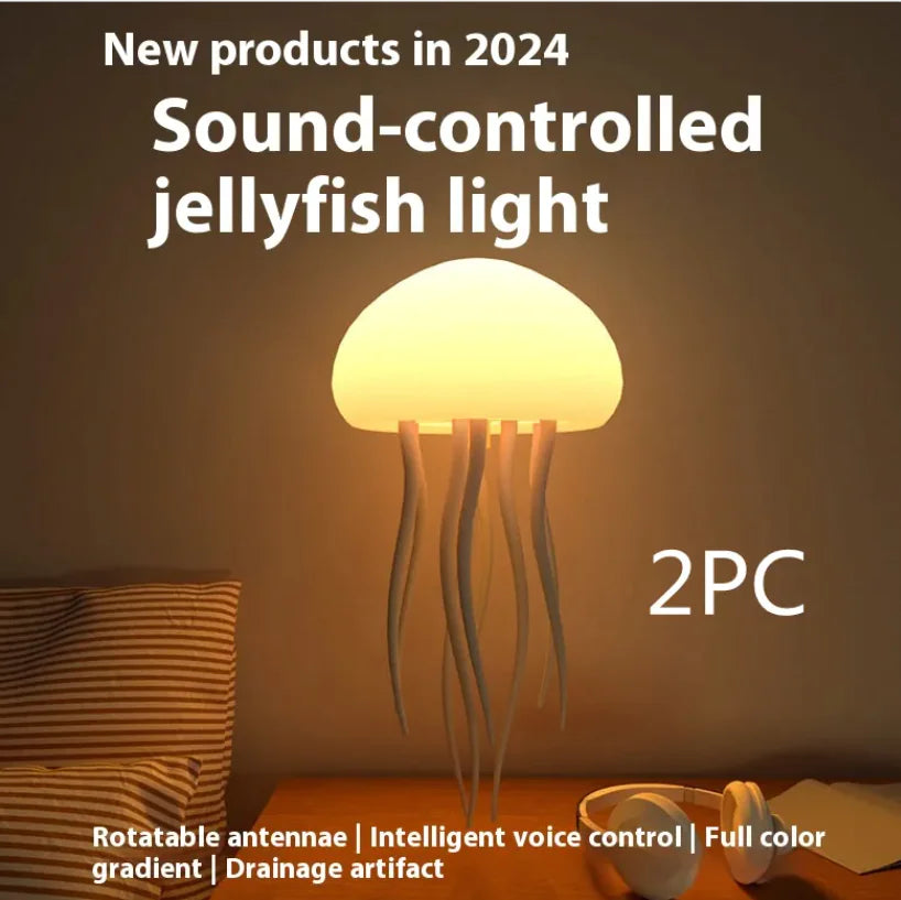 LED Jellyfish Mood Lamp - Smart sänglampa