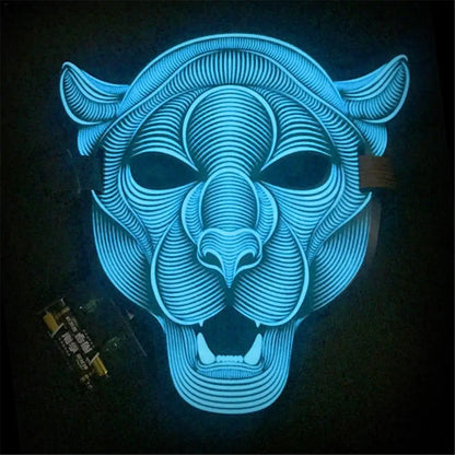 LED Sound-Activated Wire Mask