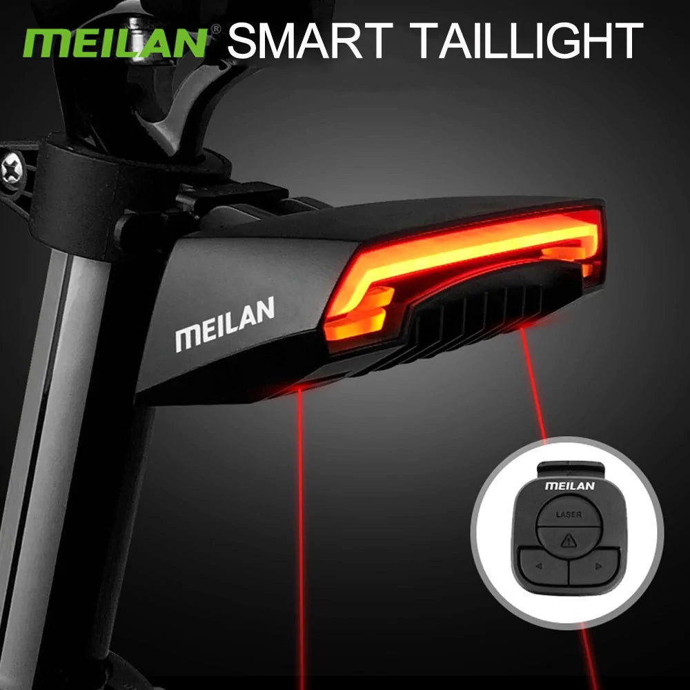 Smart Auto Brake Sensing Light Bicycle Wireless