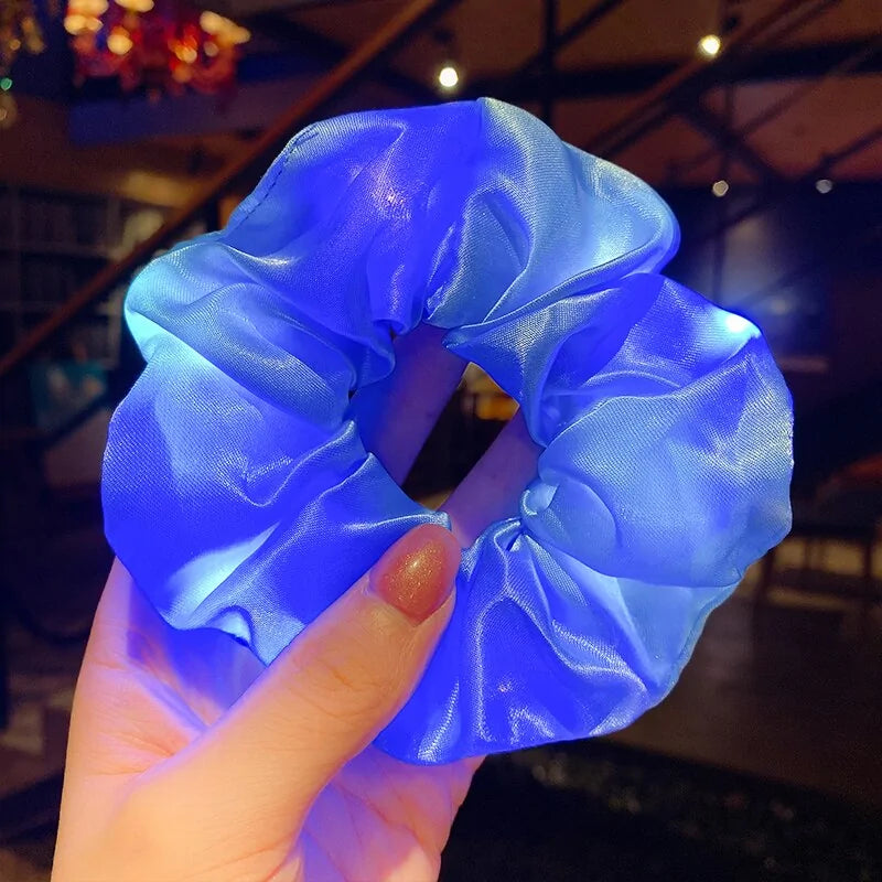 LED Luminous Scrunchies hårband