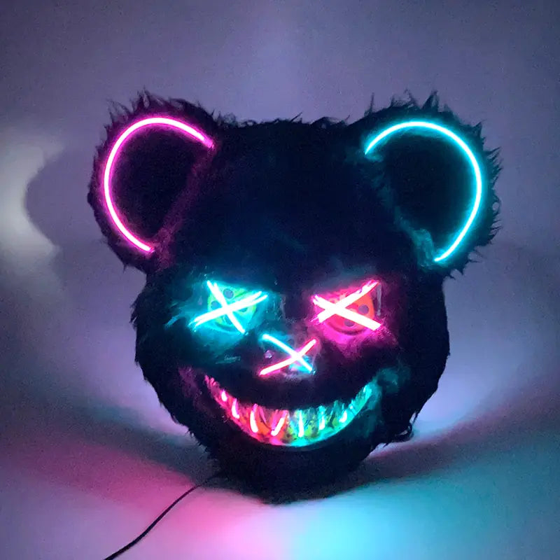 LED Light Up Bloody Rabbit Cosplay Mask