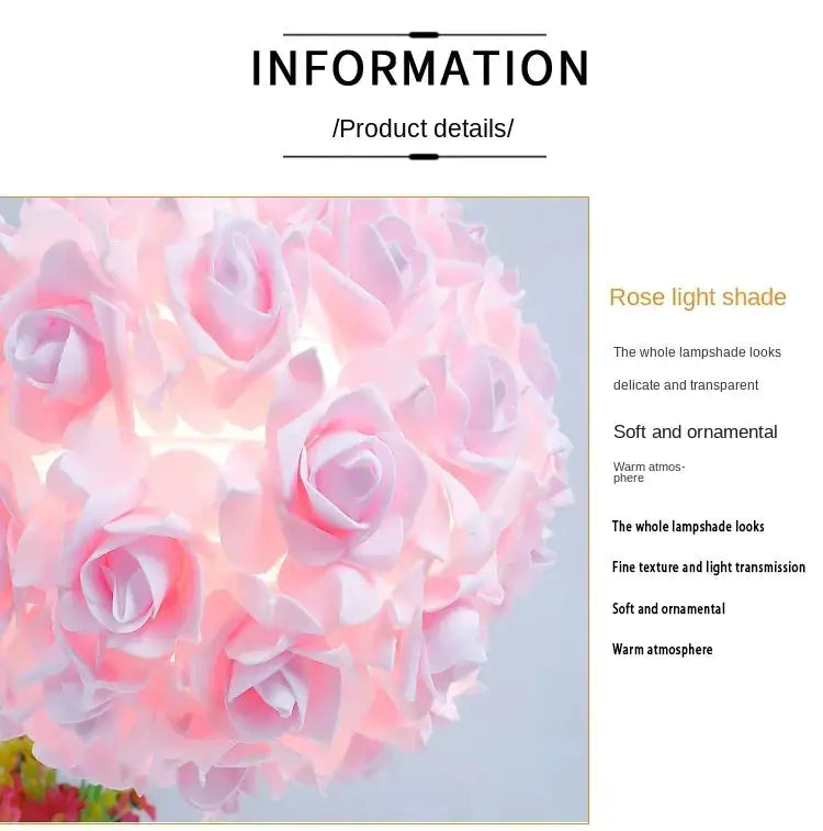 LED Table Lamp Rose Flower