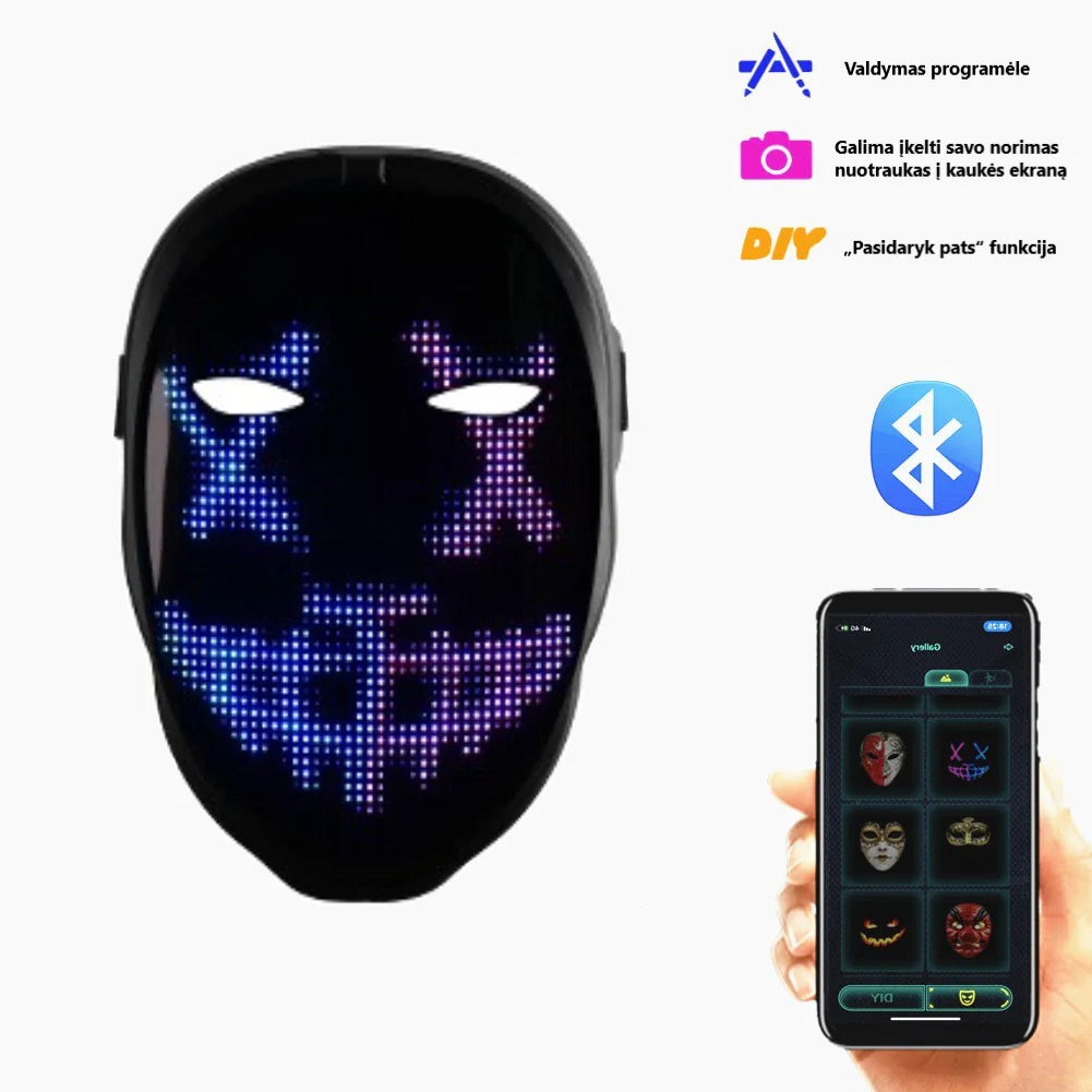 LED Bluetooth-mask