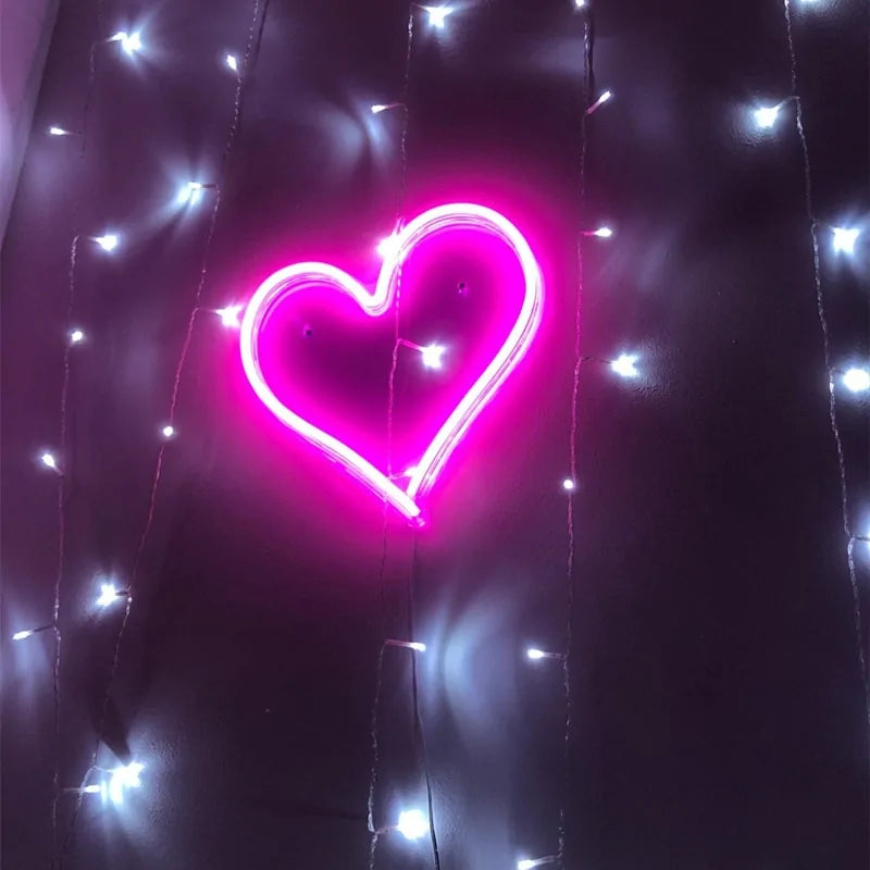 Big Heart Shape Neon Sign