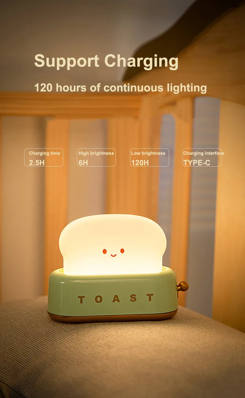 Creative LED Bread Night Light