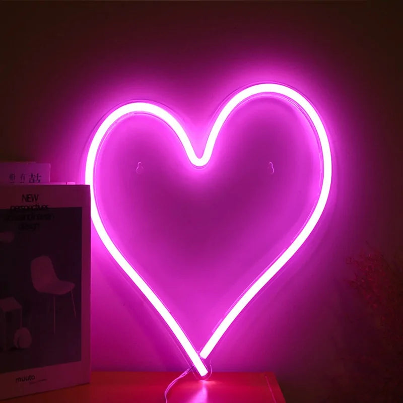 Big Heart Shape Neon Sign