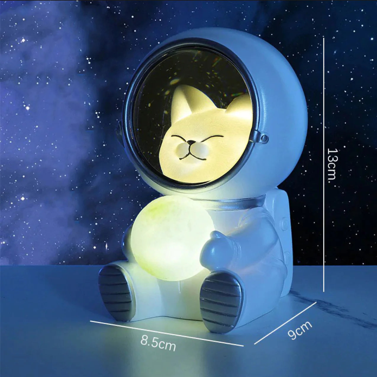 Astronaut Dog Night Light