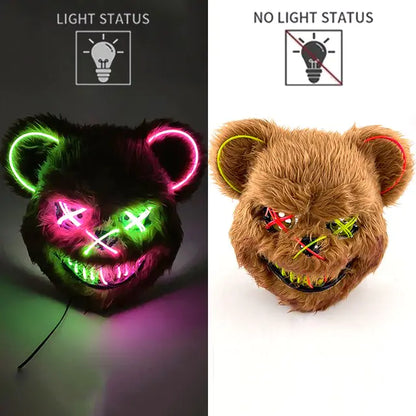 LED Light Up Bloody Rabbit Cosplay Mask