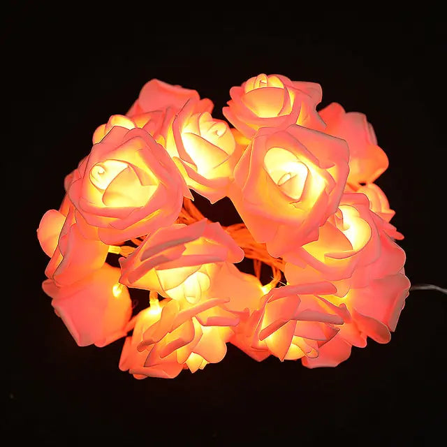 Rose LED String Lights