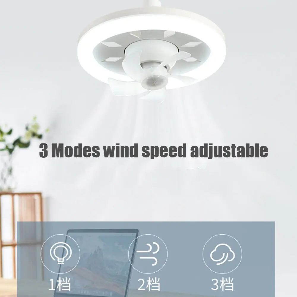 Ceiling Fan With Led Light And Remote Control