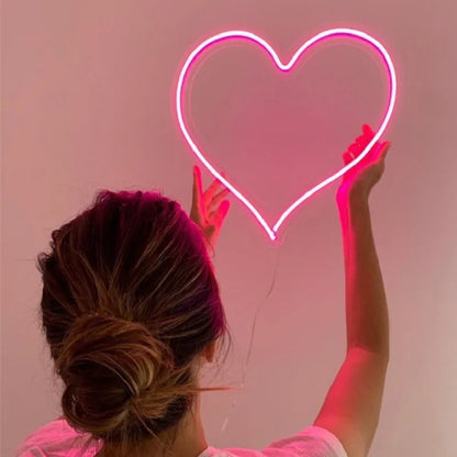 Big Heart Shape Neon Sign