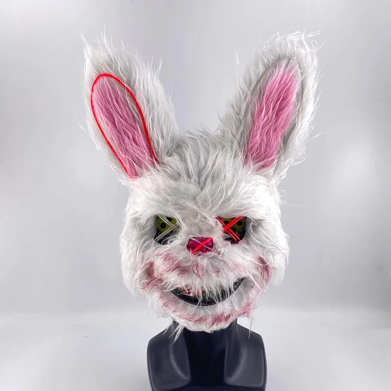 LED Light Up Bloody Rabbit Cosplay Mask