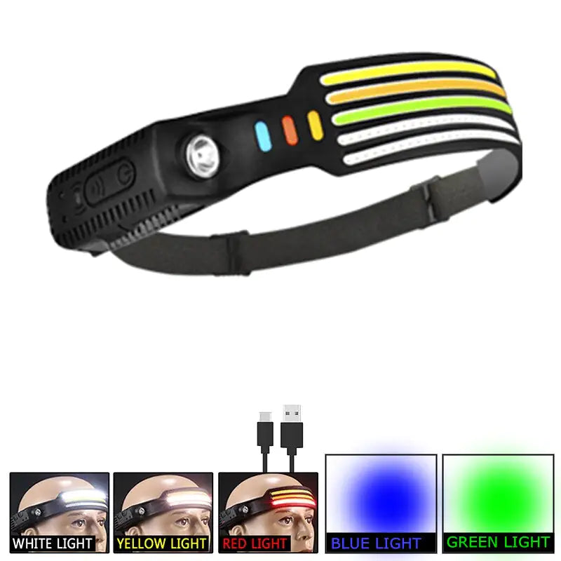 LED multicolour Headlamp