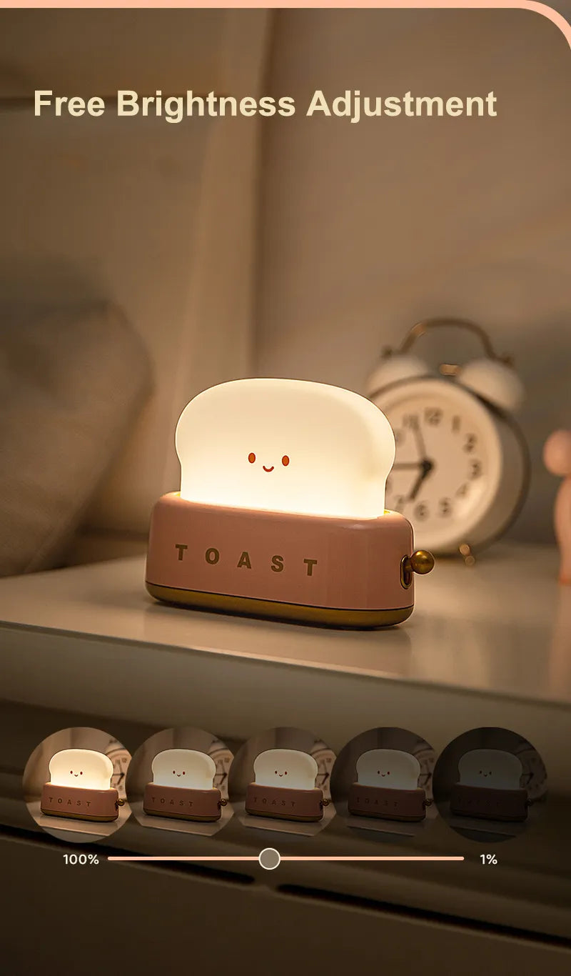 Creative LED Bread Night Light