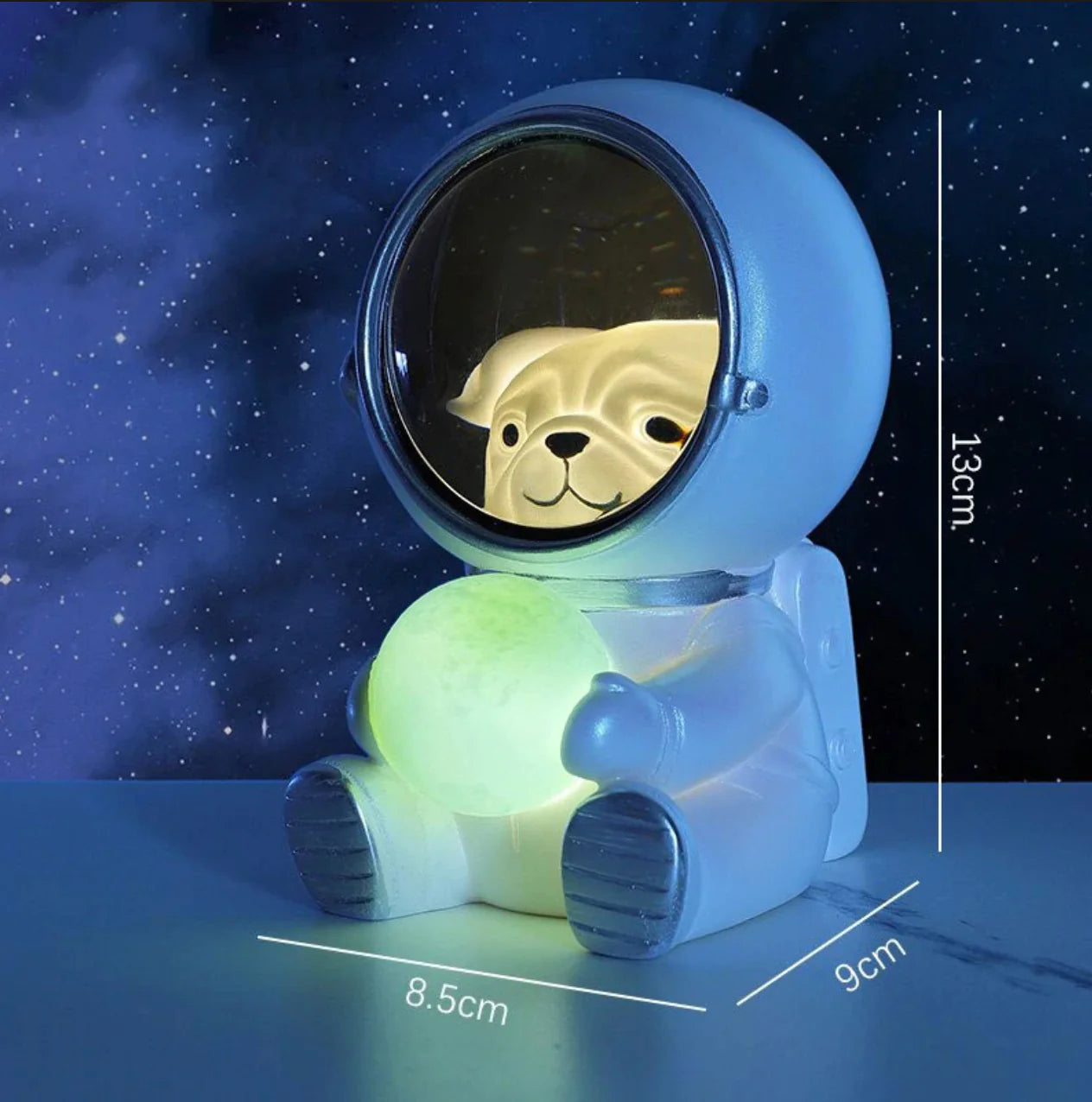 Astronaut Dog Night Light